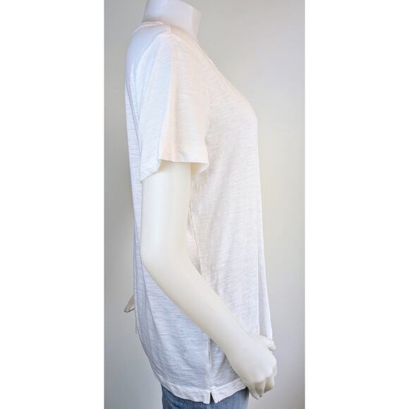 New LOFT Scottie Dog Print T-Shirt Large Short Sleeve White Black Lightweight - Picture 7 of 9